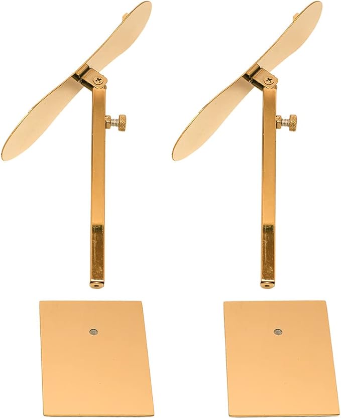 Shoe Display Stand Golden, Risers Stand Countertop Adjustable Shoe Rack Retail Supplies Stainless Steel Shoe Display, 2 Sets of Shoe Rack