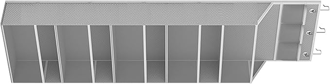 Extra Large Over the Door Shoe Rack and Storage Bag with Reinforced Hooks for Shoes Accessories Items Multiple Notebook