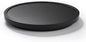 LAMU 11'' Wood Lazy Susan Organizer Turntable for Cabinet, Lazy Susan for Table Top, Pantry, Kitchen, Bathroom, Countertop, Rotating Spice Organizer, Vanity Decor Tray, Pine Wood, Black