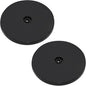 2 Pcs Black 6 inch Acrylic Lazy Susan Rotating Turntable Organizer Bearings - Round Swivel Plate for Spice Rack, Table, Cake, Kitchen Pantry