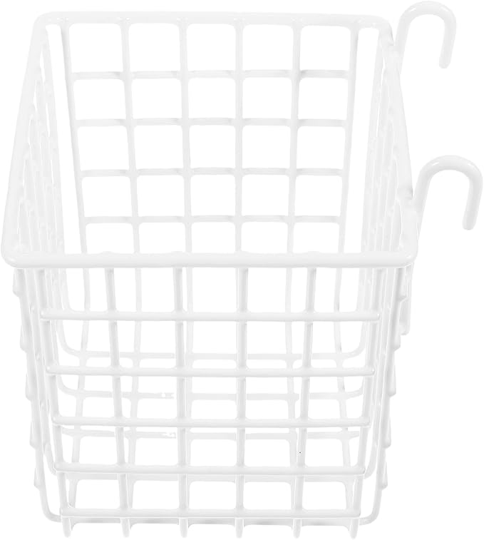 Cabilock 4pcs Hanging Wire Basket Organizer Rack Sturdy Iron Storage for Kitchen Bathroom and Bedroom Multi-functional Capacity and Easy Visibility