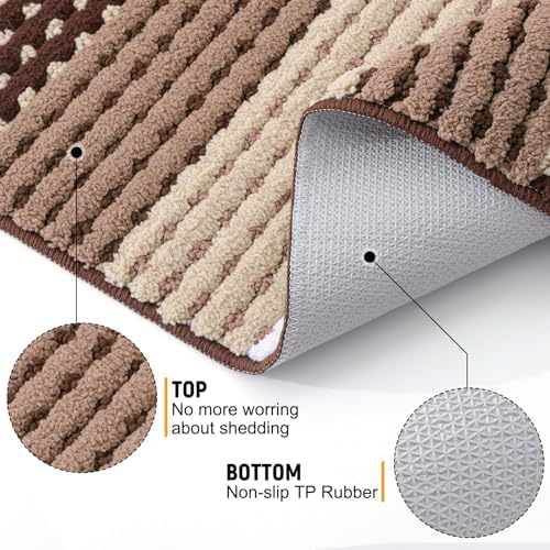 Kitinjoy Indoor Outdoor Door Mat, 30x17 Non-Slip Dirt Trapper Doormats - Image 3