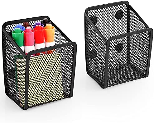 Magnetic Pencil Holder Whiteboard Pen Holder Locker Accessories (1-Slot*2) by Ameceres