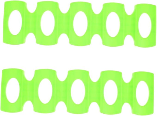 MAGICLULU 2pcs Refrigerator Beer Holder Mat Convenient Beverage Organizer for Cans and Bottles Silicone Design Stackable Drink Rack for Fridge and Freezer Storage