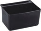 TrueCraftware- Silverware Bin Fits Rolling Utility Cart Heavy Duty Black Color 13" x 9-1/4" x 7"-Plastic Utensils Drawer Holder Kitchen Utensils Silverware Flatware Organizer