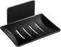 YUZP Soap Holder for Shower with Stainless Steel,Rustproof Soap Saver Sponge Holder for Bathroom,Tub,Kitchen Sink (Black)