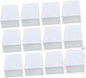 Cabilock 12pcs Large Thickened Plastic Shoes Storage Boxes Stackable Shoe Containers for Closet Organization White