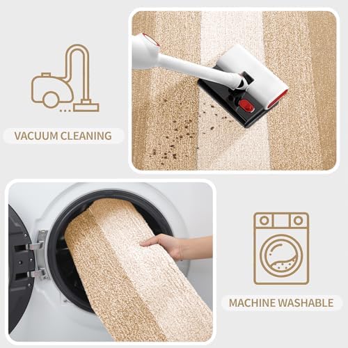Kitinjoy Indoor Outdoor Door Mat, 48x30 Non-Slip Dirt Trapper Doormats - Image 5
