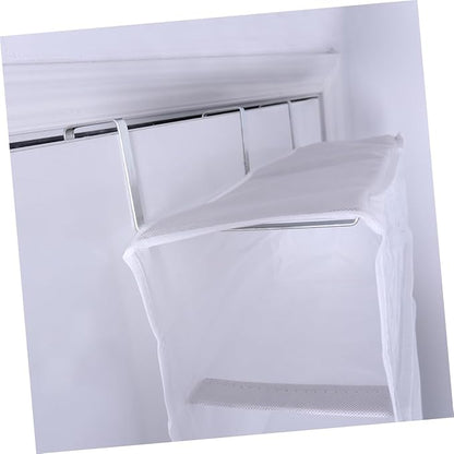 Garneck Over The Door Shoe Organizer - 26 Pocket Hanging Shoe Rack - Space Saving White Storage for Closet and Bedroom Organization