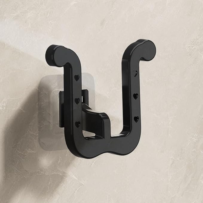 6Pcs Self-Adhesive Wall Slipper Rack Durable Foldable No-Drill Installation for Door Cupboard Bathroom Kitchen Home Organizer Water-Resistant