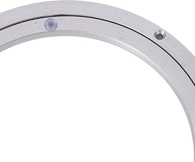 10“ Lazy Susan Turntable 110 LBS, Heavy Duty Aluminium Alloy Table Bearing Swivel Plate Hardware for Dining-Table