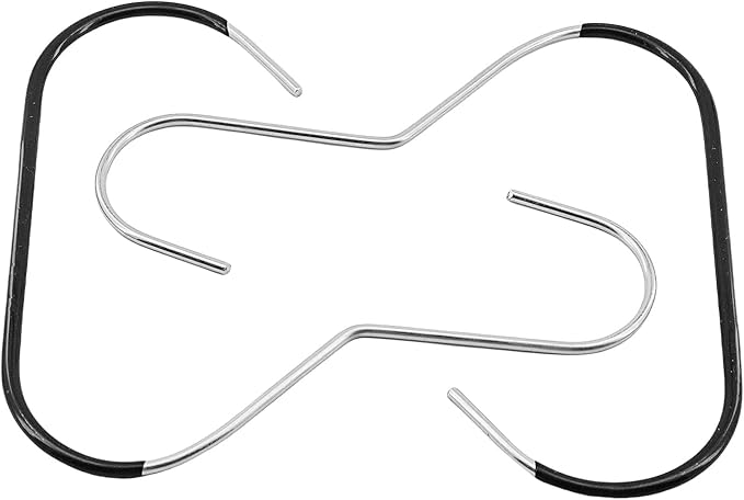 8 Pack Hat Hangers for Closet, Premium Hat Organizer for Baseball Caps, Black Baseball Hanger Holder for Closet, Metal Ball Cap Hat Racks Storage Organizer for Caps Head Scarf Belt Tie (8 Black)