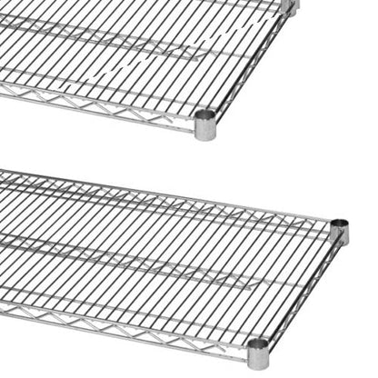NSF Approved Heavy Duty Chrome Wire Shelf | 60" x 14" | Adjustable Metal Storage Shelf for Kitchens, Utility Rooms, Storage, Offices & Home