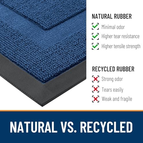 OLANLY Front Door Mat Outside 35x23, All-Season Heavy-Duty Rubber Doormat - Image 3