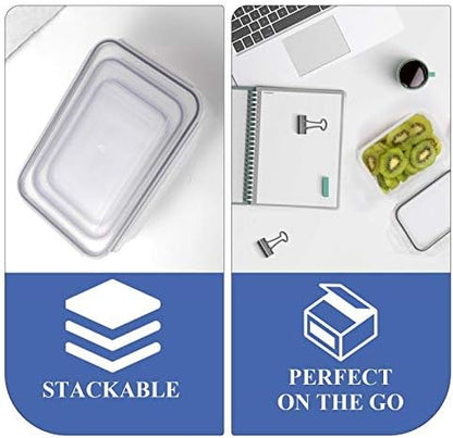 28 Pieces Food Storage Containers with Lids EXTRA LARGE Freezer Containers for Food BPA-Free Meat Fruit Vegetables Plastic Containers with lids Storage Airtight Leak-Proof Food Boxes for Kitchen