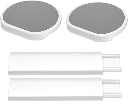 Light Gray - Expansion Pack - 2 Straight Tracks and 2 Trays. Does not Work Without the Lazy Susan Revolution Full Set (Sold Separately).