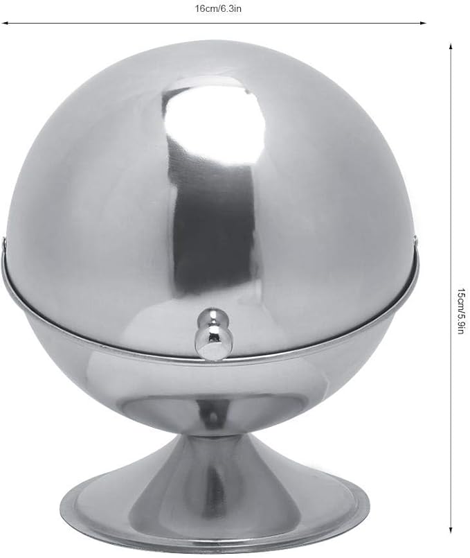 Fdit Stainless Steel Condiment Seasoning Jar Box with Swivel Cover Salt Sugar Container for Kitchen Cooking Tools