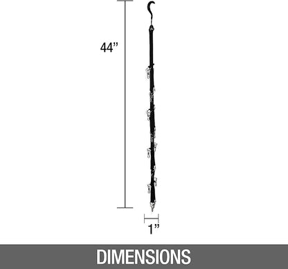 LAMINET Closet Hanger Hat Rack Organizer Hats, Purses, and other items for up to 16 items. Easy Assembly Hangs Over Rod Dent/Scratch Free