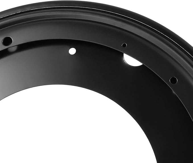 4 Pack 12 inch Black Round Lazy Susan Hardware, 5/16” Thick Turntable Thick Lazy Susan Base, Rotating Bearing Plate for Serving Tray, Table, Kitchen
