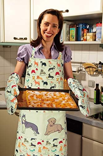Oven Mitts Cotton Fashion Cute Dog Design 1 Pair - Image 6