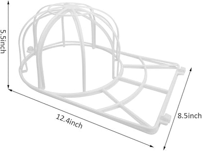 Cap Washer Baseball Hat Washer for Washing Machine, 3 Pack Hat Cleaner Rack for Baseball Caps, Dishwasher Hat Washing Holder Cage, Hat Cleaning Frame Shaper Protector for Curved/Flat Bill Ball Cap