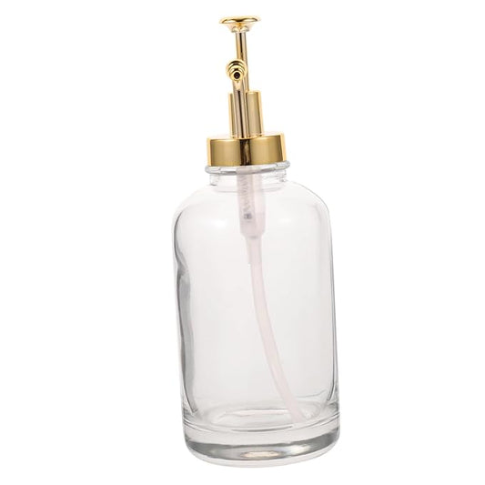 Didiseaon Glass Lotion Bottle Pump Syrup Dispenser for Bar Maple Syrup Soap Sugar Honey