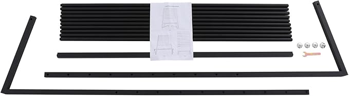 Scarf Display Stand, 10 Tier Metal Scarf Holder Organizer, Scarf Hanger Scarf Holder Scarf Organizer Belt Organizer Pants Rack Scarf Rack for Commercial Clothing Retail Store (Black, 120cm)