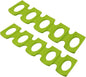 IMIKEYA 2pcs Silicone Beer Pad and Beverage Stacking Mat Non-slip Organizer for Beer Wine Cans and Drinks for Home Parties and Refrigerators Green