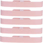 5 Pack Sticky Wall Mount Shoes Rack Slippers Organizer Door Shoe Hangers Elastic Plastic Wall Mounted Storage Pink