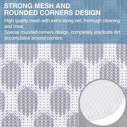 3 pcs Durable Honeycomb Mesh Laundry Bags for Delicates 16" x 19" (3 Large) - Image 2