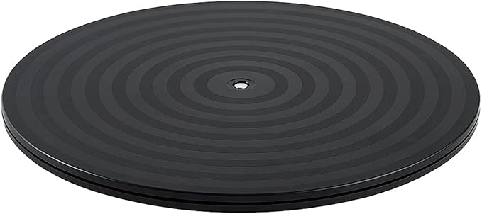 HSTECH 14 Inch Heavy Duty Rotating Swivel Stand - Lazy Susan with Steel Ball Bearings for Model Base/Rotating Plants/Crafts Stand Monitor/TV/Monitors/Potted Plants (360˚ Rotation)