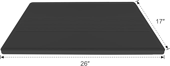 SAILUN 1-Pack Lid for 116QT/29Gal Stackable Storage Bin, Reliable Top for Home & Garage Organization(26" W x 17" D, Black)