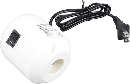 Powerful White Electric Storage Bag Pump for Efficient and Easy Compression of Vacuum Bags