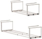 Expandable Shoe Rack & Hanging Shoe Organizer, Adjustable Under Shelf Storage for Closet, 16.5"-31.5" Space Saving Rack for Closet Pantry Laundry Room