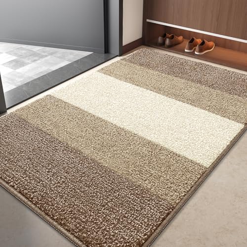 Kitinjoy Indoor Outdoor Door Mat, 40x32 Non-Slip Dirt Trapper Doormats by Kitinjoy