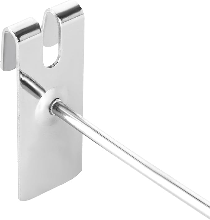 24Pcs Hat Hooks Wire Grid Wall Hat Holder Hat Display Multiple Hooks for Gridwall for Retail Cloth Wardrobe Silver