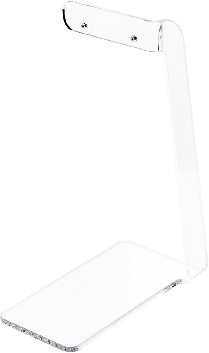 Plymor Clear Acrylic Signpost-style Pair Hanging Earring Display Stand, 2.375" W x 4" D x 6" H