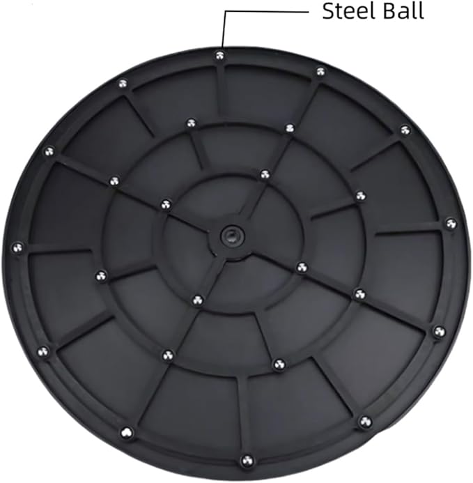 11.8-Inch Heavy Duty 360° Rotating Swivel Steel Ball Bearings Stand for Lazy Susan/TV/Monitor/Living Room Bedroom/Flowerpot