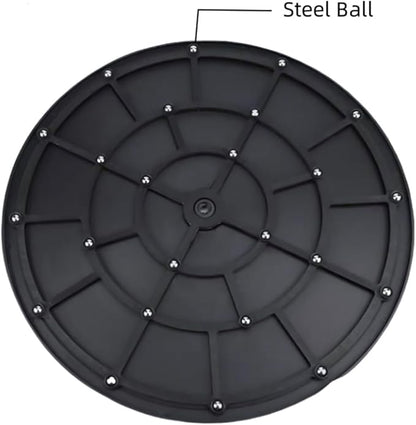 11.8-Inch Heavy Duty 360° Rotating Swivel Steel Ball Bearings Stand for Lazy Susan/TV/Monitor/Living Room Bedroom/Flowerpot