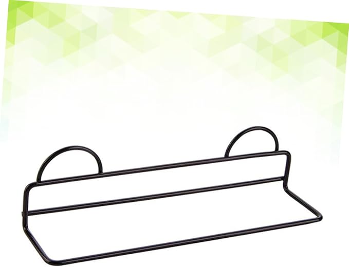 Amosfun 2pcs Eco-friendly Wall Hanging Shoe Rack Single Layer Adhesive Hooks for Shoes Organizer for Bathroom Living Room Door