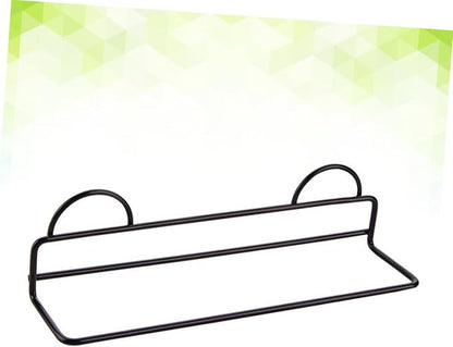 Amosfun 2pcs Eco-friendly Wall Hanging Shoe Rack Single Layer Adhesive Hooks for Shoes Organizer for Bathroom Living Room Door