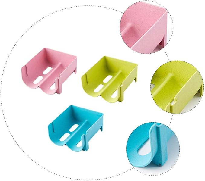 Refrigerator Bins Soda Holder for Refrigerator Fridge Drink Organizer Organizer Bin Storage Rack Stackable 3pcs