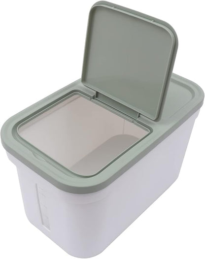 22lbs Rice Dispenser Large Rice Cereal Storage Container Airtight Flour Grain Storage Bucket Food Flour Storage Bins Grain Storage Container for Rice, Beans, Grains, Cereal Dry Food