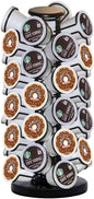 BLACKSMITH FAMILY K Cup Holders,K Cup Holder, K Cups Holder,K Cup Carousel, Coffee Pods Holder Storage Organizer Stand,No Assembly Required,Black (Holds 40 Pods/Heavy Duty Base)