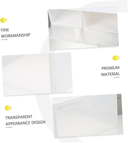 4pcs Thickened Shoe Storage Boxes with Transparent Lid Dustproof Container for Home Organization Multi-functional Shoes Holder for Women Footwear