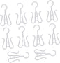 Homoyoyo 10Pcs Plastic Shoe Drying Hooks Multi Functional Shoes Hanging Organizer for Home Easy to Drain