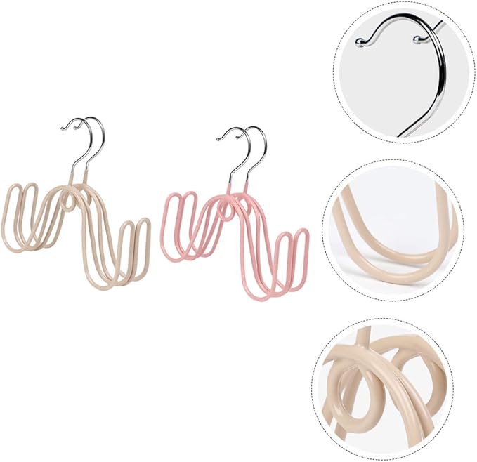 4pcs Stainless Steel PVC Shoe Drying Rack Space-Saving Hanging Storage for Shoes -Dry Organizer for Entryway and Balcony