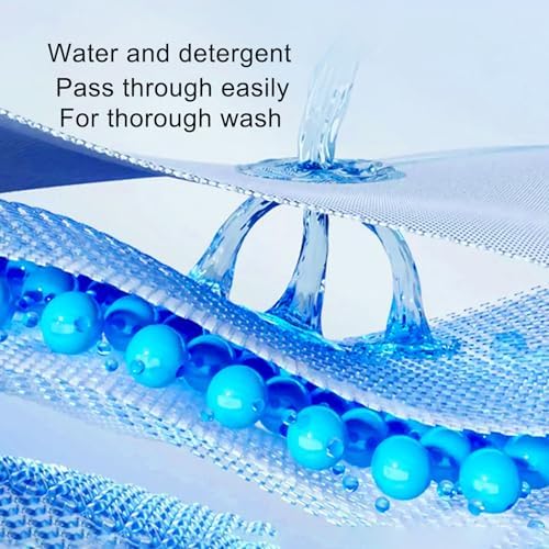 Mesh Laundry Bags for Washing Machine, Fine Mesh Delicates Bags 3 Pack Travel Storage Organize Bag for Clothes, Zippered Garment Wash Bag (XL L M - Image 5