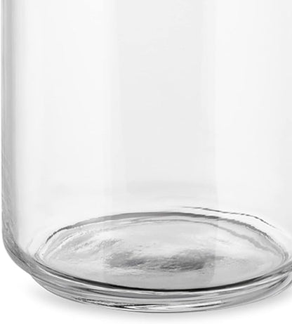 A di Alessi Gianni 8-1/2-Cup Glass Jar, Aqua Blue