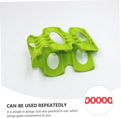 3pcs Silicone Can Rack Mat Flexible Drink Holder for Wine Beverage Bottles Lightweight and Compact Organizer for Home Office Bar and Parties Prevents Rolling Shelves Random Color